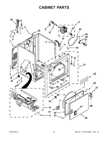 02 - Cabinet Parts parts for Maytag Dryer NGD4600YQ2 / from AppliancePartsPros.com