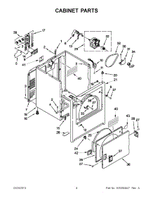 02 - Cabinet Parts parts for Maytag Dryer NED4700YQ1 / from AppliancePartsPros.com