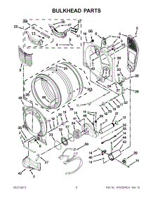 03 - Bulkhead Parts parts for Maytag Dryer MGD7000XW2 / from AppliancePartsPros.com