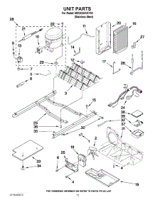 08 - Unit Parts parts for Maytag Refrigerator MSD2254VEY03 / from AppliancePartsPros.com