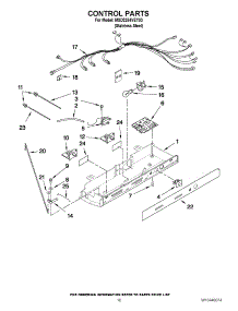 10 - Control Parts parts for Maytag Refrigerator MSD2254VEY03 / from AppliancePartsPros.com