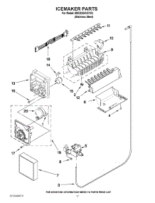 11 - Icemaker Parts parts for Maytag Refrigerator MSD2254VEY03 / from AppliancePartsPros.com