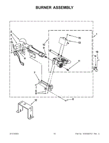 05 - Burner Assembly parts for Maytag Dryer MGD8000AG0 / from AppliancePartsPros.com