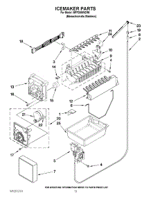 08 - Icemaker Parts parts for Maytag Refrigerator MFF2558VEM5 / from AppliancePartsPros.com