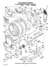 03 - Bulkhead Parts parts for Maytag Dryer MED6000XG1 / from AppliancePartsPros.com