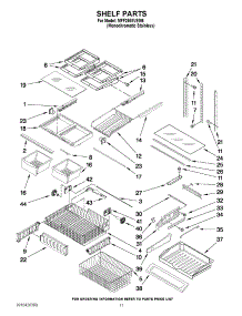 07 - Shelf Parts parts for Maytag Refrigerator MFF2558VEM6 / from AppliancePartsPros.com