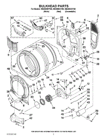 03 - Bulkhead Parts parts for Maytag Dryer MGD9000YG0 / from AppliancePartsPros.com