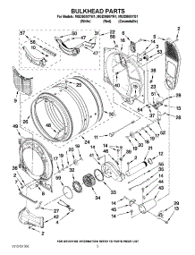03 - Bulkhead Parts parts for Maytag Dryer MGD9000YW1 / from AppliancePartsPros.com