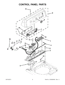 02 - Control Panel Parts parts for Maytag Washer MVWB725BG0 / from AppliancePartsPros.com