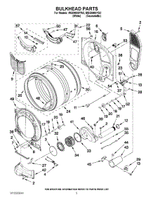 03 - Bulkhead Parts parts for Maytag Dryer MGD9000YW2 / from AppliancePartsPros.com