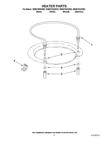 08 - Heater Parts parts for Maytag Dishwasher MDB4709AWW2 / from AppliancePartsPros.com