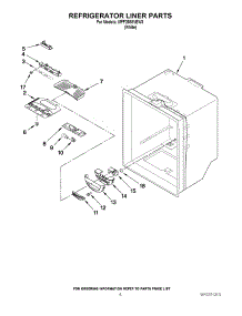 04 - Refrigerator Liner Parts parts for Maytag Refrigerator MFF2558VEW3 / from AppliancePartsPros.com