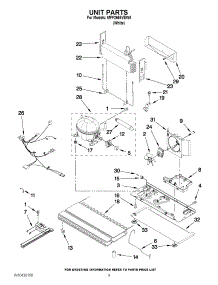 06 - Unit Parts parts for Maytag Refrigerator MFF2558VEW4 / from AppliancePartsPros.com