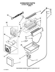 08 - Icemaker Parts parts for Maytag Refrigerator MFF2558VEW5 / from AppliancePartsPros.com