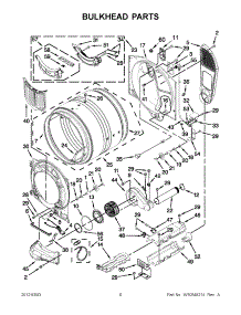 03 - Bulkhead Parts parts for Maytag Dryer MED7000AW0 / from AppliancePartsPros.com