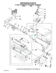 04 - Dispenser Parts parts for Maytag Washer MHWE950WJ02 / from AppliancePartsPros.com