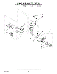 06 - Pump And Motor Parts parts for Maytag Washer MHWE950WR02 / from AppliancePartsPros.com