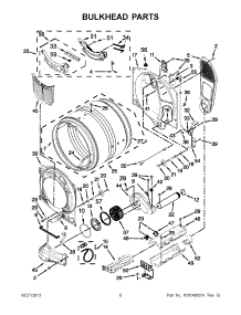 03 - Bulkhead Parts parts for Maytag Dryer MED7000XG2 / from AppliancePartsPros.com