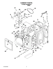 02 - Cabinet Parts parts for Maytag Dryer MGDB400VQ1 / from AppliancePartsPros.com