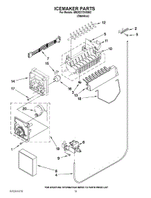 12 - Icemaker Parts parts for Maytag Refrigerator MSD2272VES02 / from AppliancePartsPros.com