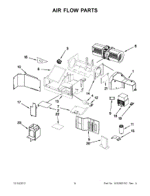 04 - Air Flow Parts parts for Maytag Microwave MMV4206BW0 / from AppliancePartsPros.com