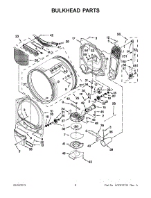 03 - Bulkhead Parts parts for Maytag Dryer MGDB725BW0 / from AppliancePartsPros.com