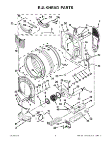 03 - Bulkhead Parts parts for Maytag Dryer MED7000XW0 / from AppliancePartsPros.com