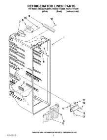 02 - Refrigerator Liner Parts parts for Maytag Refrigerator MSD2273VES00 / from AppliancePartsPros.com