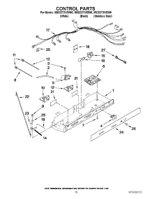 11 - Control Parts parts for Maytag Refrigerator MSD2273VES00 / from AppliancePartsPros.com