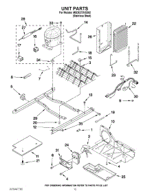 09 - Unit Parts parts for Maytag Refrigerator MSD2273VES02 / from AppliancePartsPros.com