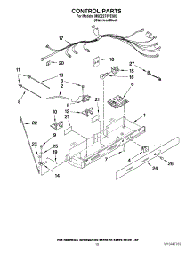 11 - Control Parts parts for Maytag Refrigerator MSD2273VES02 / from AppliancePartsPros.com