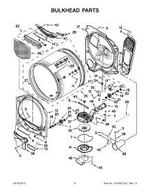 03 - Bulkhead Parts parts for Maytag Dryer MGDB750YW3 / from AppliancePartsPros.com