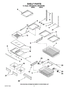 07 - Shelf Parts parts for Maytag Refrigerator MBF2258XEB4 / from AppliancePartsPros.com