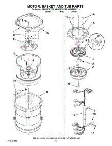 03 - Motor, Basket And Tub Parts parts for Maytag Washer MVWB755YQ0 / from AppliancePartsPros.com