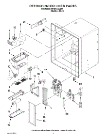 02 - Refrigerator Liner Parts parts for Maytag Refrigerator MFI2067AES10 / from AppliancePartsPros.com
