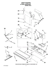 10 - Unit Parts parts for Maytag Refrigerator MFI2067AES10 / from AppliancePartsPros.com