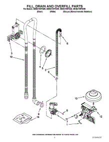 04 - Fill, Drain And Overfill Parts parts for Maytag Dishwasher MDB4709PAW0 / from AppliancePartsPros.com