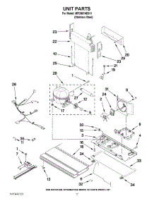 10 - Unit Parts parts for Maytag Refrigerator MFI2067AES11 / from AppliancePartsPros.com