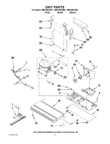 06 - Unit Parts parts for Maytag Refrigerator MBF2258XEQ1 / from AppliancePartsPros.com