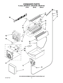 08 - Icemaker Parts parts for Maytag Refrigerator MBF2258XEQ1 / from AppliancePartsPros.com