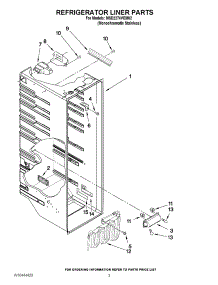 02 - Refrigerator Liner Parts parts for Maytag Refrigerator MSD2274VEM02 / from AppliancePartsPros.com