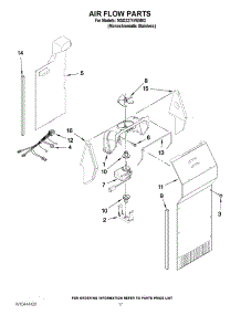 10 - Air Flow Parts parts for Maytag Refrigerator MSD2274VEM02 / from AppliancePartsPros.com