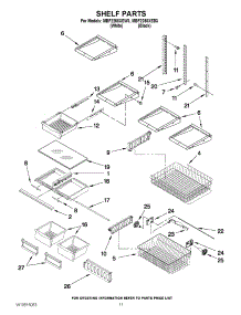 07 - Shelf Parts parts for Maytag Refrigerator MBF2258XEW3 / from AppliancePartsPros.com