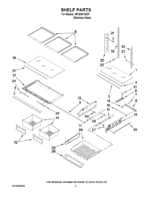 03 - Shelf Parts parts for Maytag Refrigerator MFI2067AES7 / from AppliancePartsPros.com