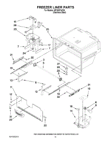 06 - Freezer Liner Parts parts for Maytag Refrigerator MFI2067AES8 / from AppliancePartsPros.com