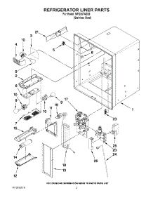 02 - Refrigerator Liner Parts parts for Maytag Refrigerator MFI2067AES9 / from AppliancePartsPros.com