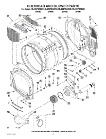 03 - Bulkhead And Blower Parts parts for Maytag Washer Dryer Combo MLG20PDAWW0 / from AppliancePartsPros.com