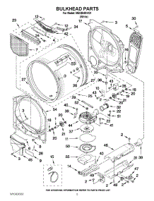 03 - Bulkhead Parts parts for Maytag Dryer MEDB400VQ1 / from AppliancePartsPros.com