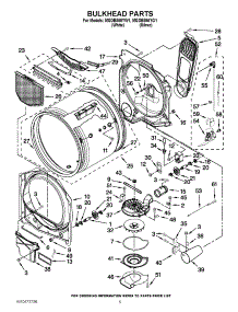 03 - Bulkhead Parts parts for Maytag Dryer MGDB850YW1 / from AppliancePartsPros.com