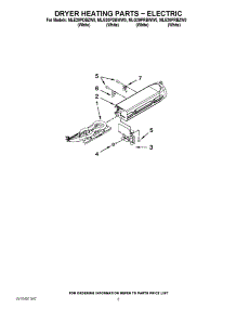 04 - Dryer Heating Parts - Electric parts for Maytag Washer Dryer Combo MLG20PDBWW0 / from AppliancePartsPros.com